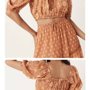 Spell Utopia Crop Top Cinnamon